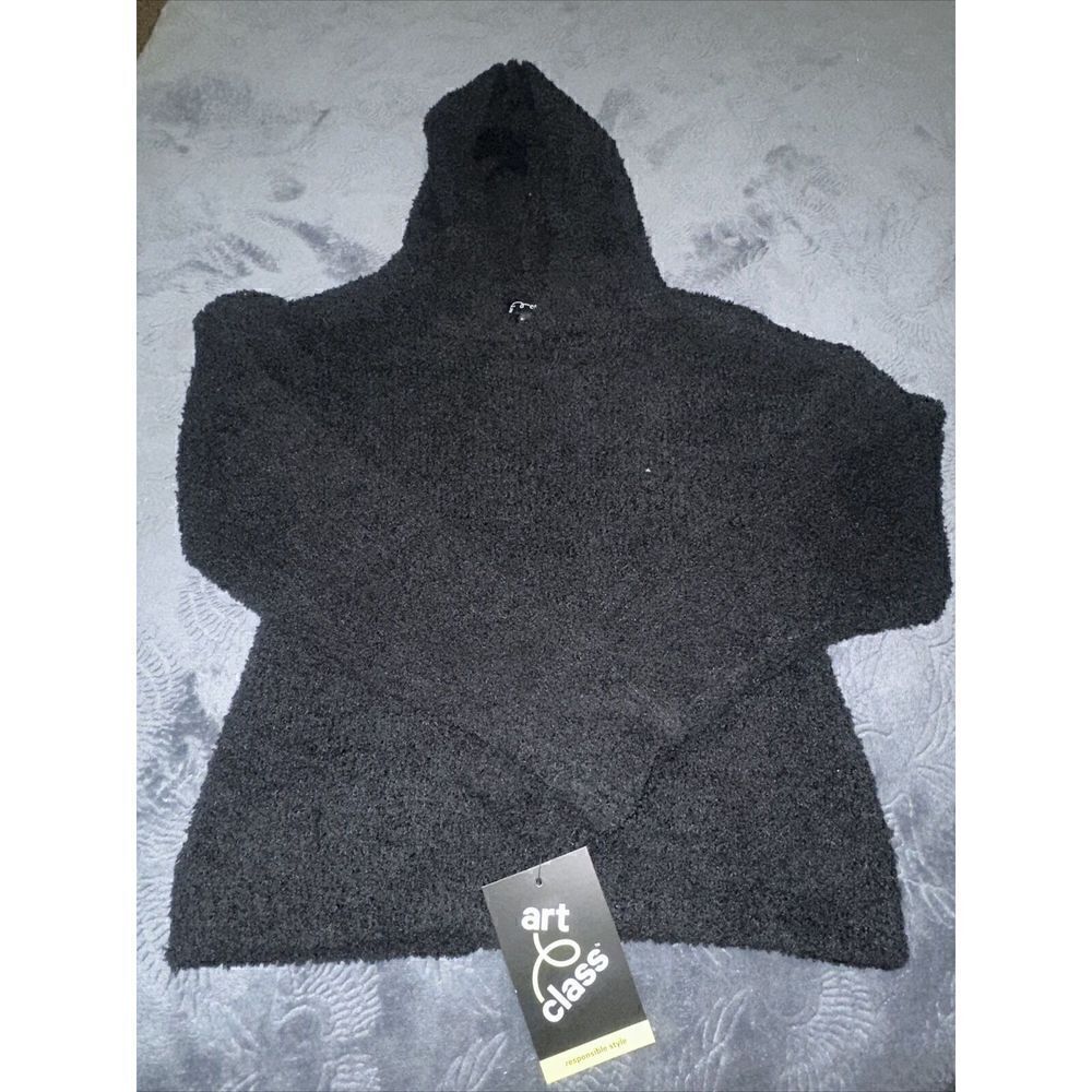 Girls' Cozy Hoodie - art class Black Size Small(6/6X) NWT. T